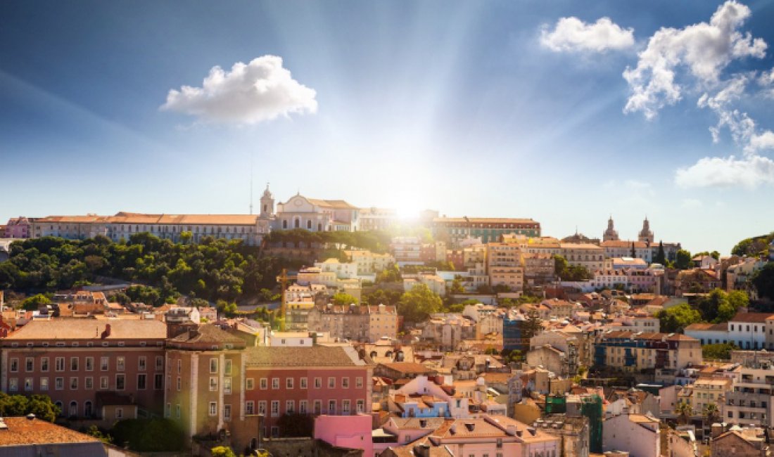 Lisbona, panorama dell’Alfama