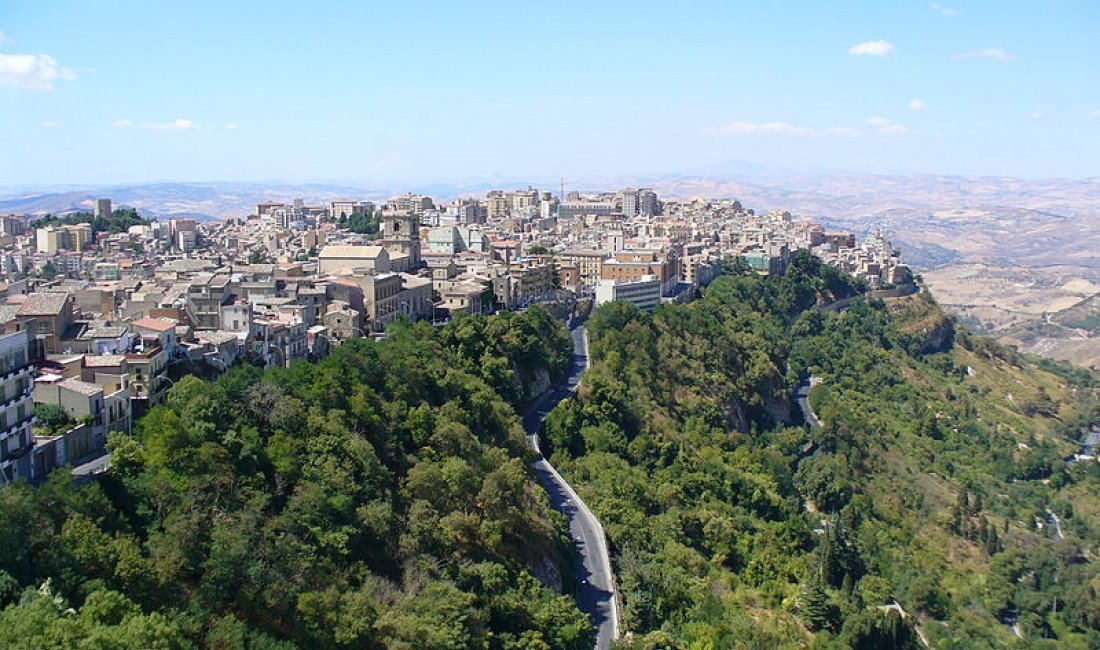 Panorama di Enna Alta