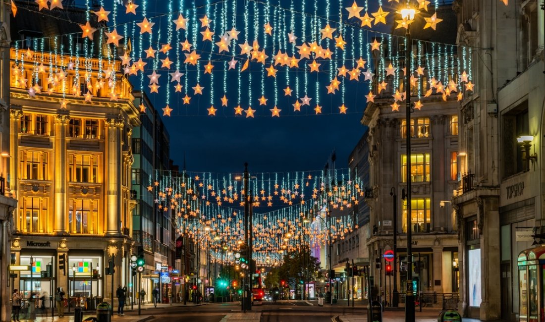 Le luci di Oxford Street. Credits BBA Photography / Shutterstock