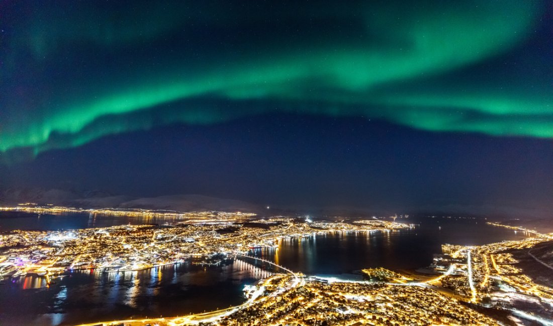 L'aurora nel cielo di Tromsø. Credits BlueOrange Studio / Shutterstock