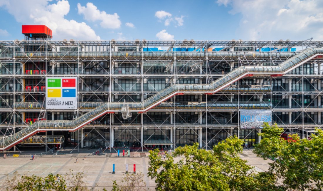 L'inconfondibile struttura del Centre Pompidou. Credits Charles Leonard / Shutterstock