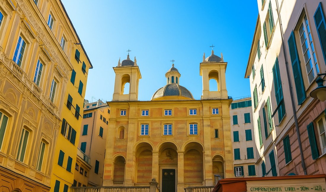Genova, San Pietro in Banchi. Credits Paolo Alessio