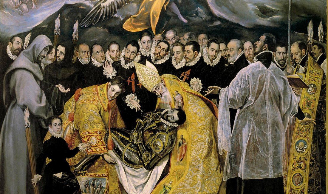 El Greco, Sepoltura del Conte di Orgaz (dettaglio)