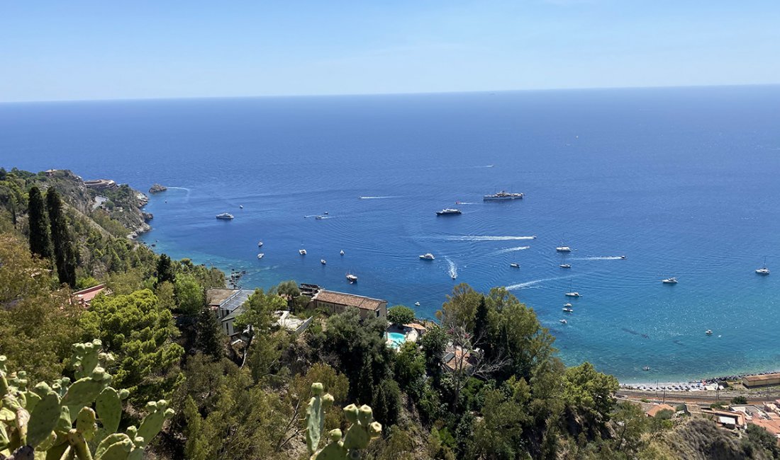 Taormina, terra e mare