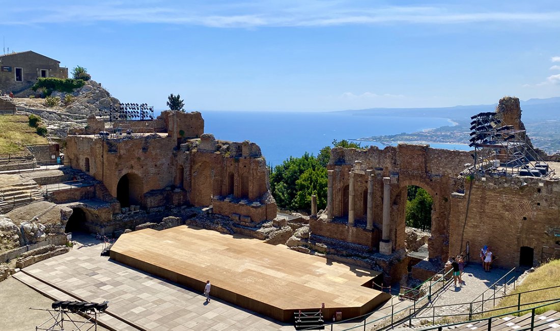 Il Teatro Greco, prospettiva mozzafiato | Credit Francesca Russo