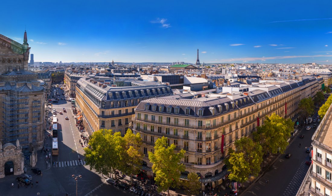 La città vista dalla terrazza delle Galeries Lafayette. Credits Sodel Vladyslav / Shutterstock