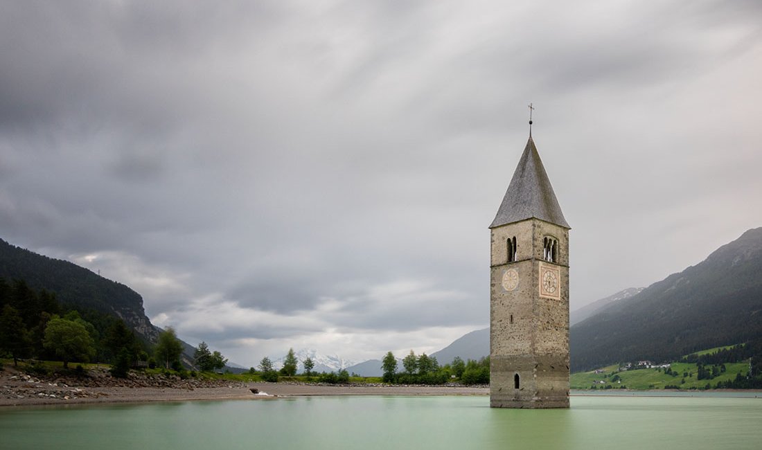 Lago di Resia con il suo campanile | Elisa Polini