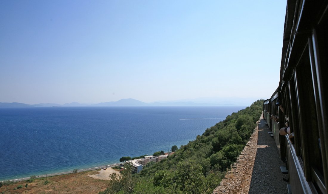 Lungo il percorso vista sul mare Egeo. Credits Stefania Mezzetti