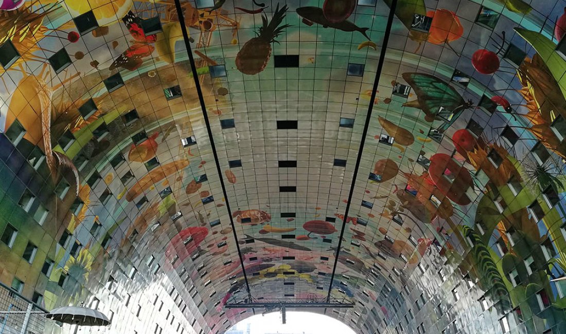 Markthal Murales © Finalmente Venerdì