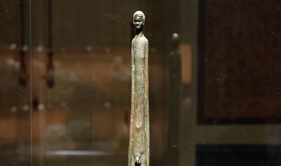 La splendida statua etrusca 'Ombra della sera', Volterra
