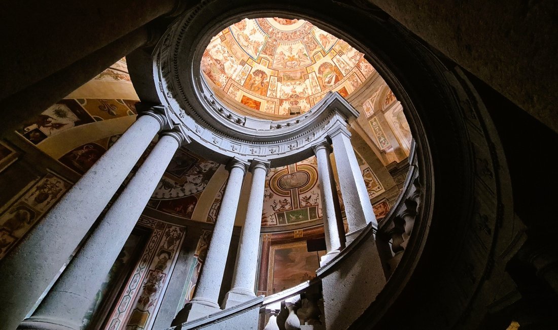 La Scala monumentale di Palazzo Farnese. Credits Giovy Malfiori