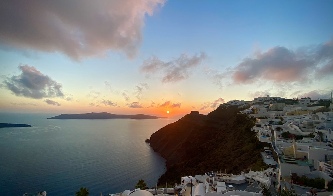 Tramonto a Firostefani, Santorini | Credit Francesca Russo