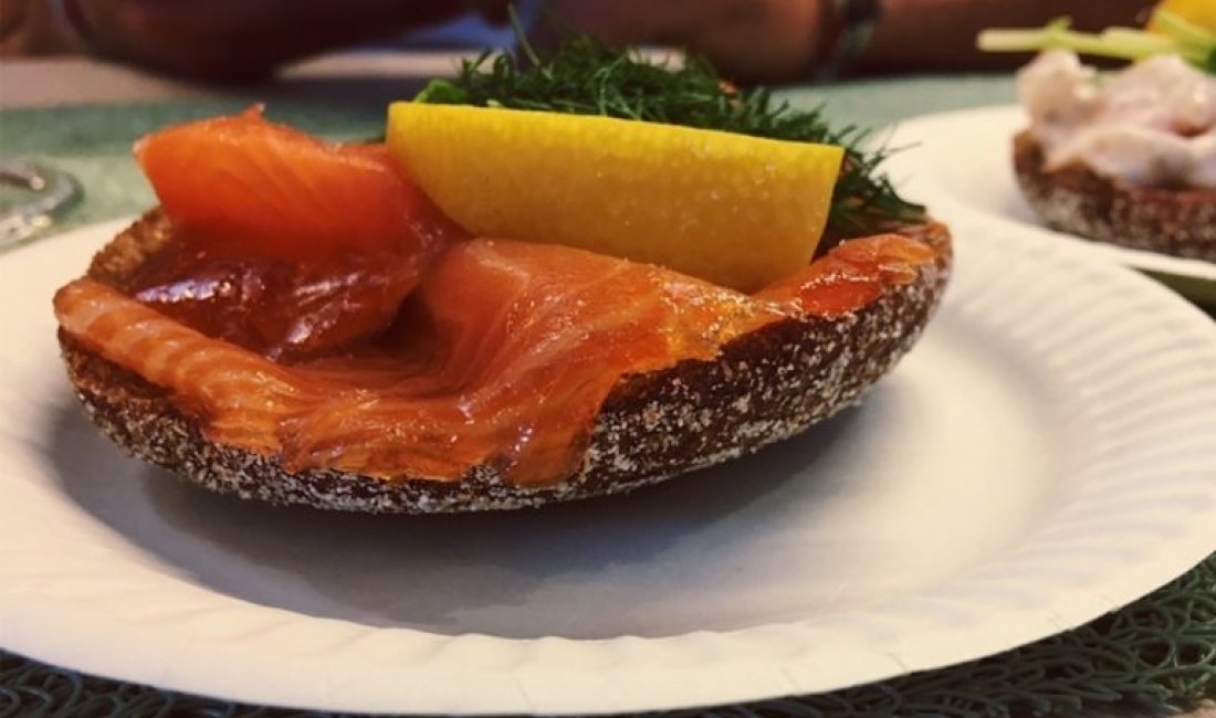 Vanha Kaupahalli, Helsinki: che ne dite di questo salmone?