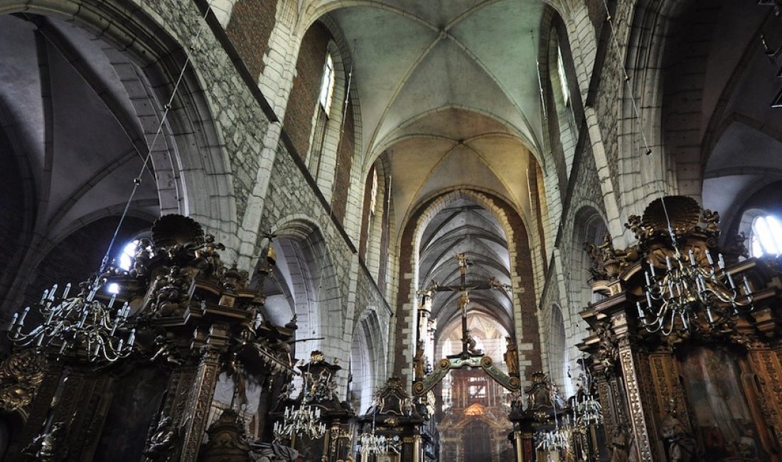 Cracovia, l’interno della basilica del Corpus Domini
