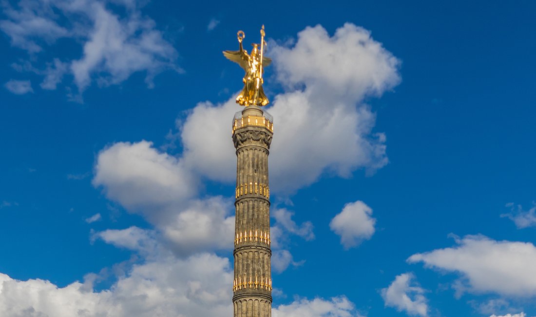 Berlino, la statua della Vittoria alata