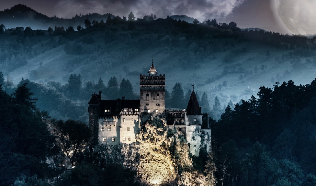 Il castello di Bran, in tutta la sua forza evocativa