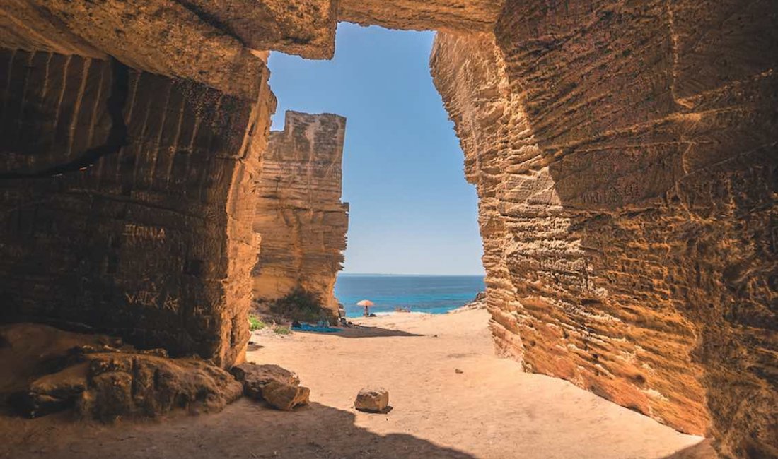 Favignana, colpo d’occhio dalla cava di pietra. Credits Emilio Messina / Shutterstock