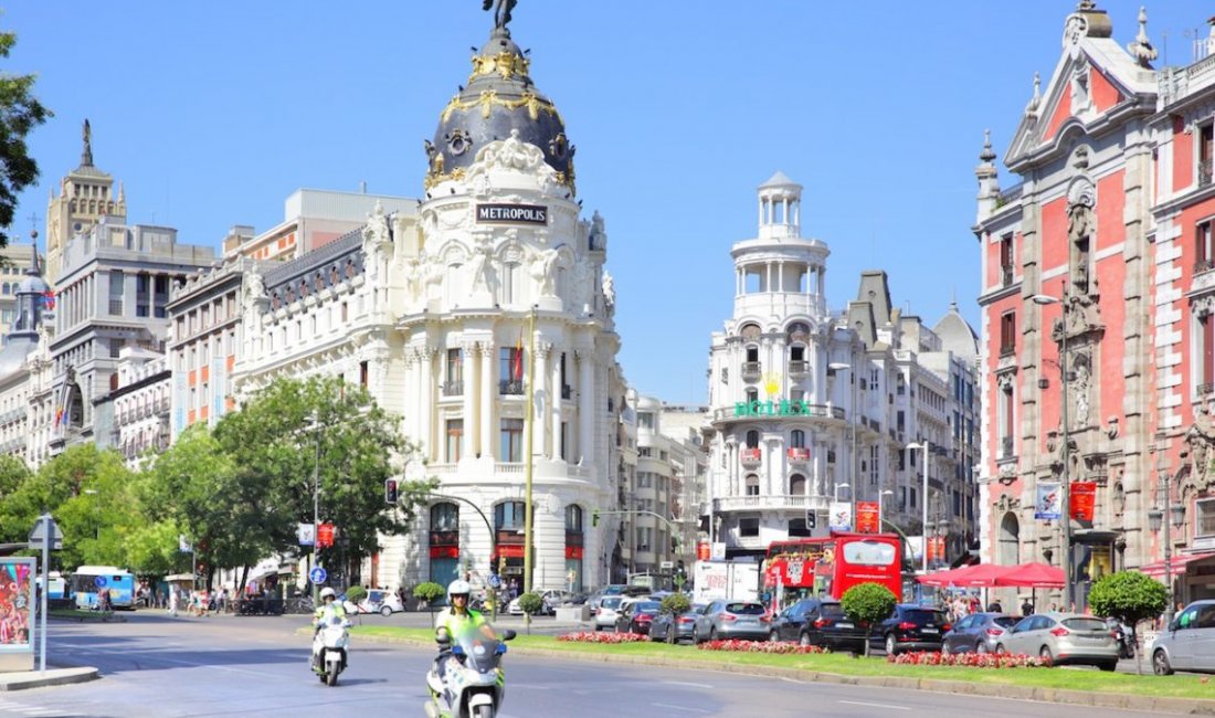 Madrid, sontuosità della Gran Vía