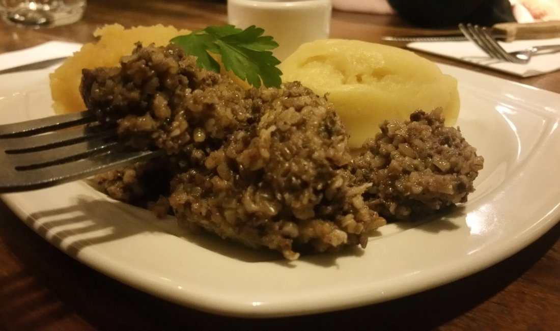 Un piatto di haggis | copy Alessandra Carini