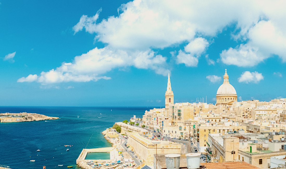 Malta, La Valletta sotto il cielo di maggio