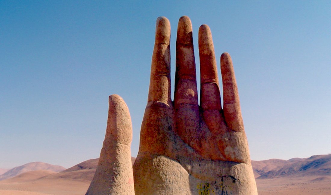 La Mano del Desierto di Atacama