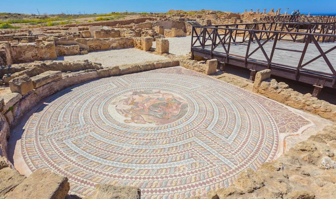 Páfos, mosaici grandiosi