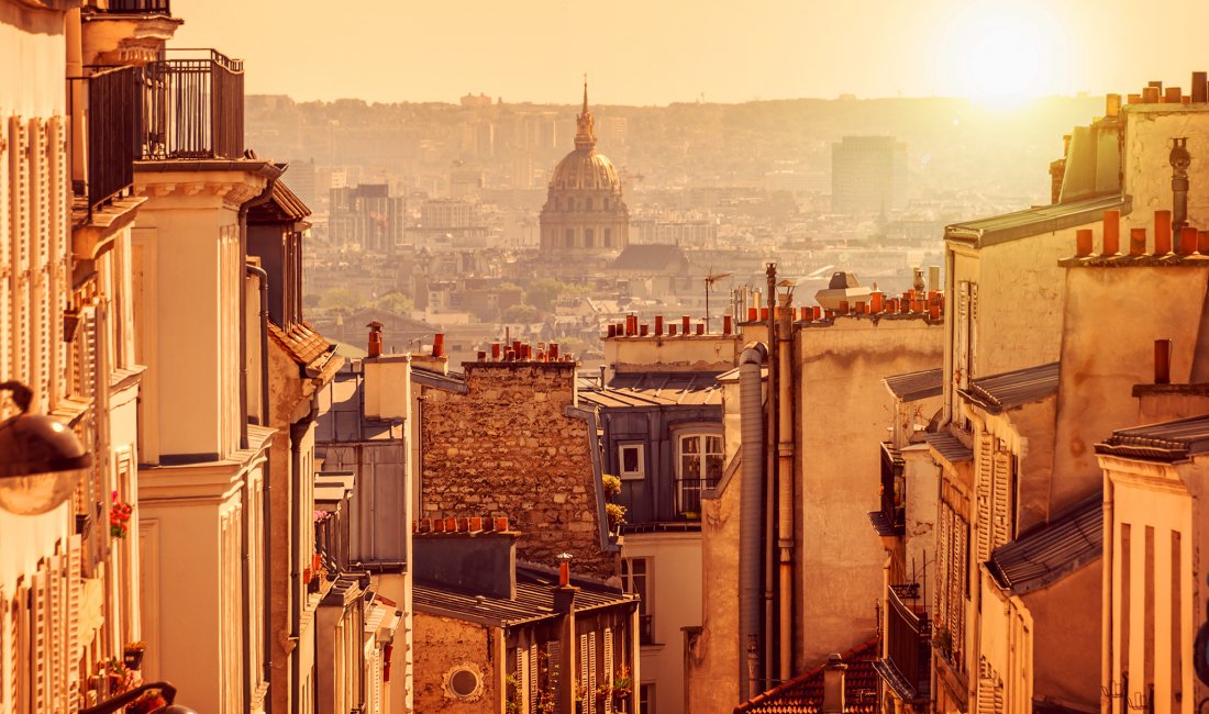 La cupola degli Invalides vista da Montmartre. Credits Delpixel / Shutterstock