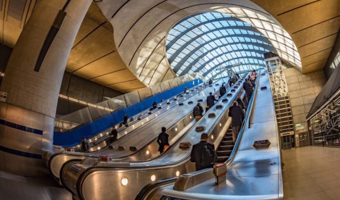 Londra, scale mobili. Credits Vittorio Caramazza / Shutterstock