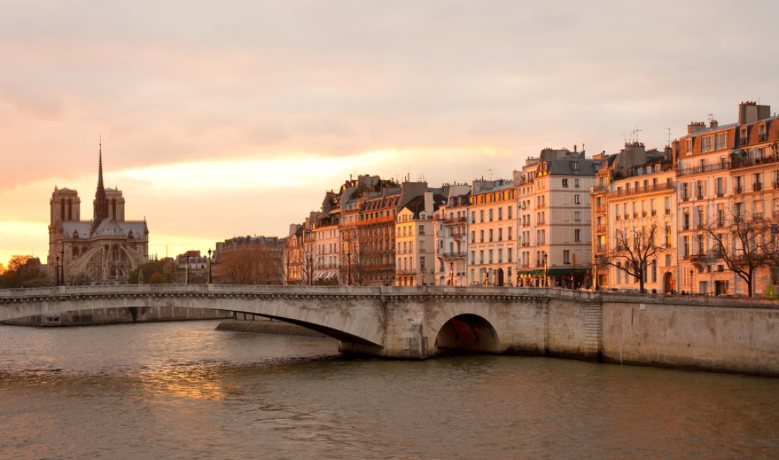 Un romantico scorcio dell'Île Saint-Louis