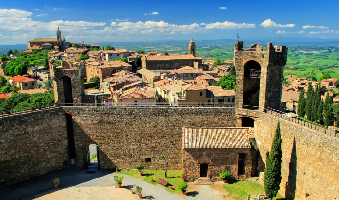 Montalcino: colpo d'occhio dalla Fortezza