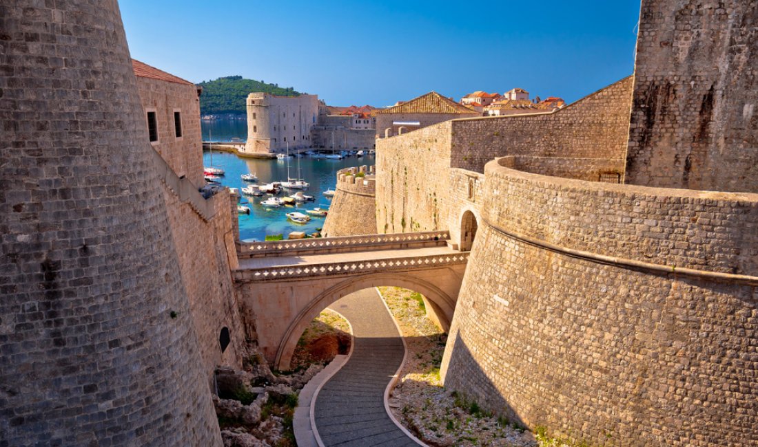 Dubrovnik, il porto e la Città Vecchia