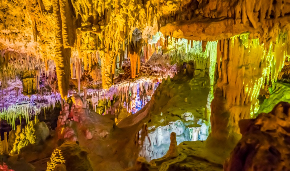 Nelle grotte di Portocristo