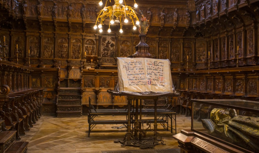 La tomba di Rodrigo Díaz de Vivar, El Cid, nella Cattedrale di Burgos