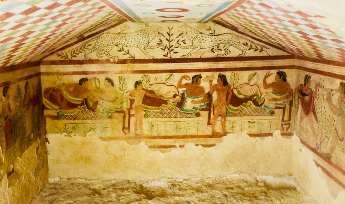 La tomba dei leopardi a Monterozzi. Credits Kristin Pineda / Shutterstock