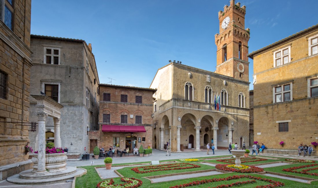 Pienza, Piazza Pio II