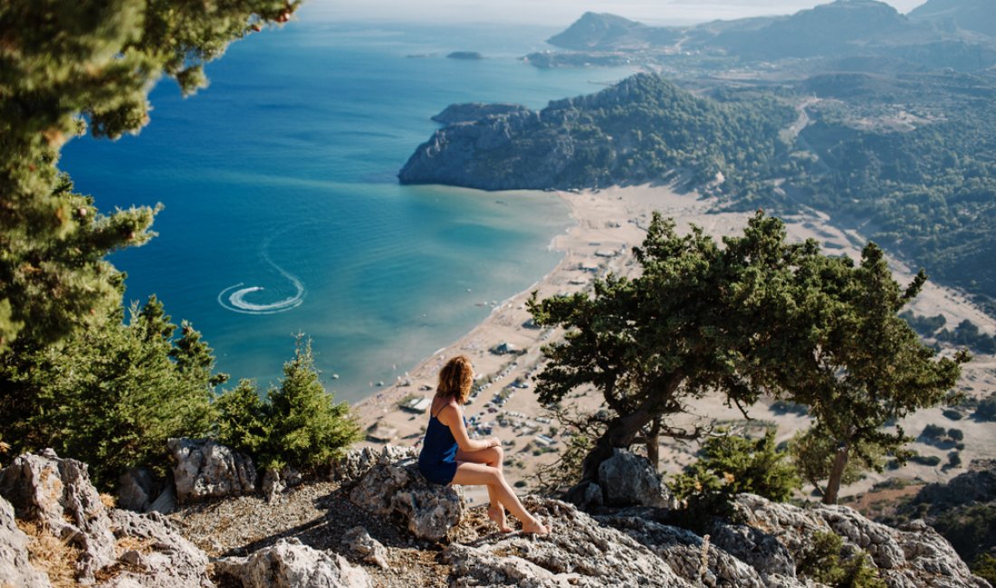 Rodi, panorama della Baia di Tsambika