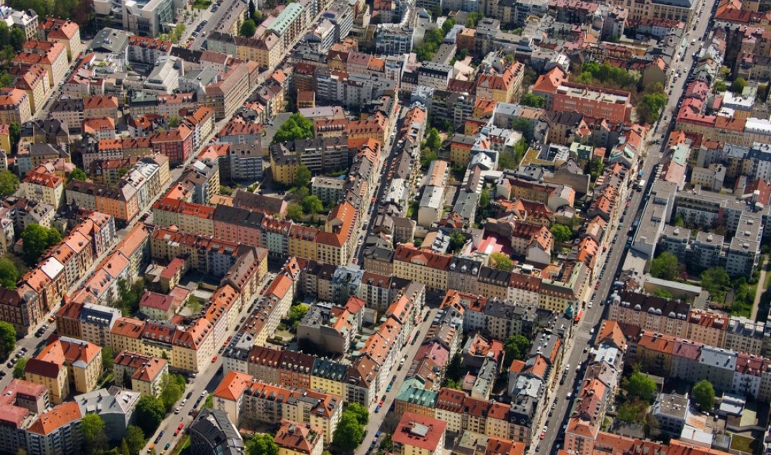 Monaco, i tetti di Schwabing