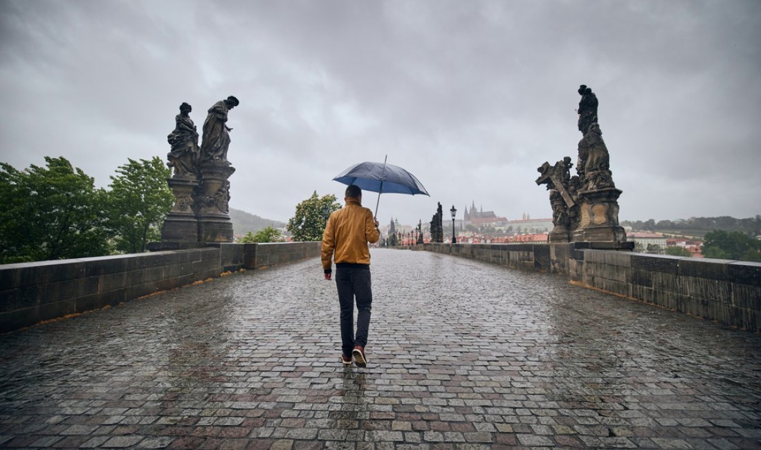 Praga, quando piove