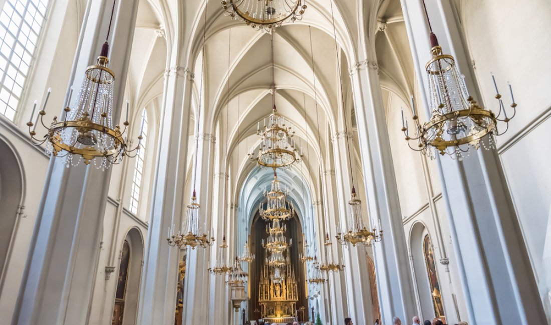 Vienna, l'interno della Augustinerkirche