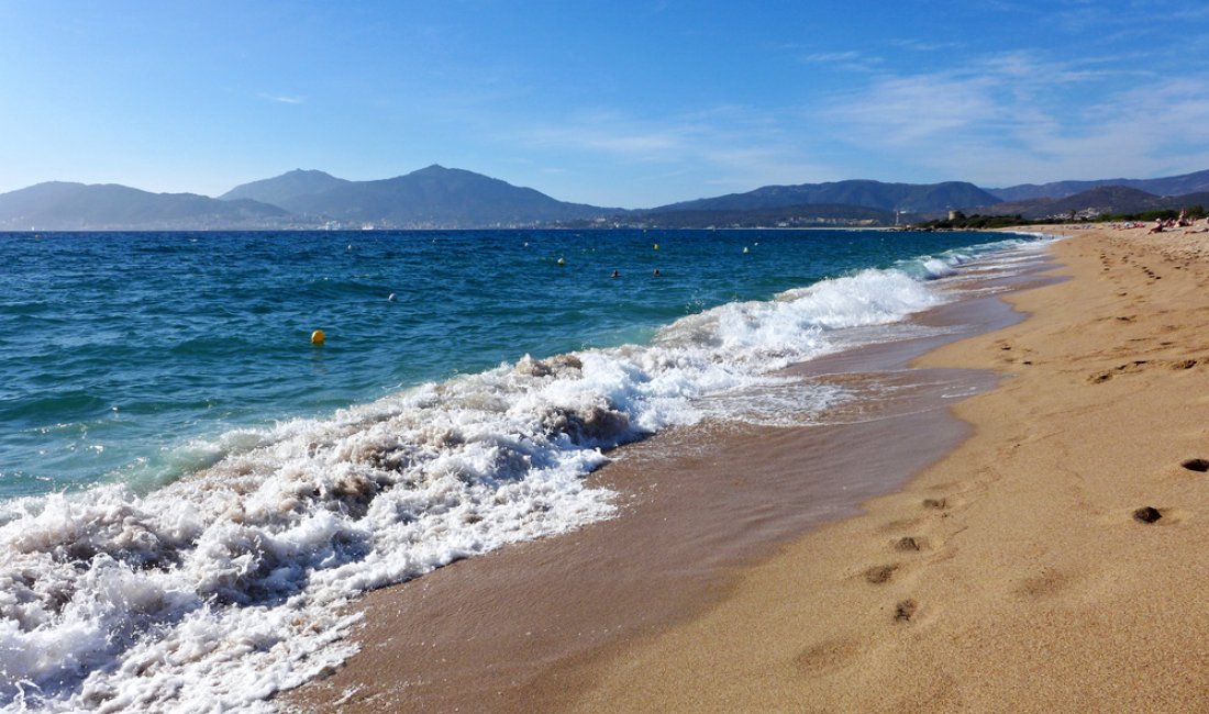 La spiaggia di Porticcio in Corsica