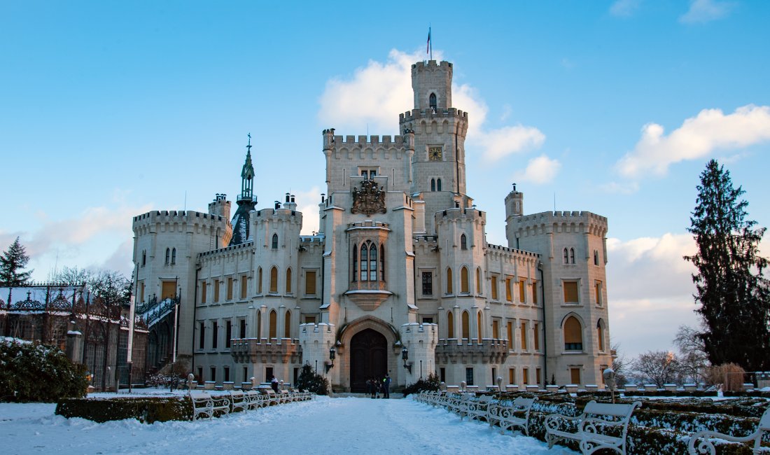 Hluboká nad Vltavou, castello delle fiabe