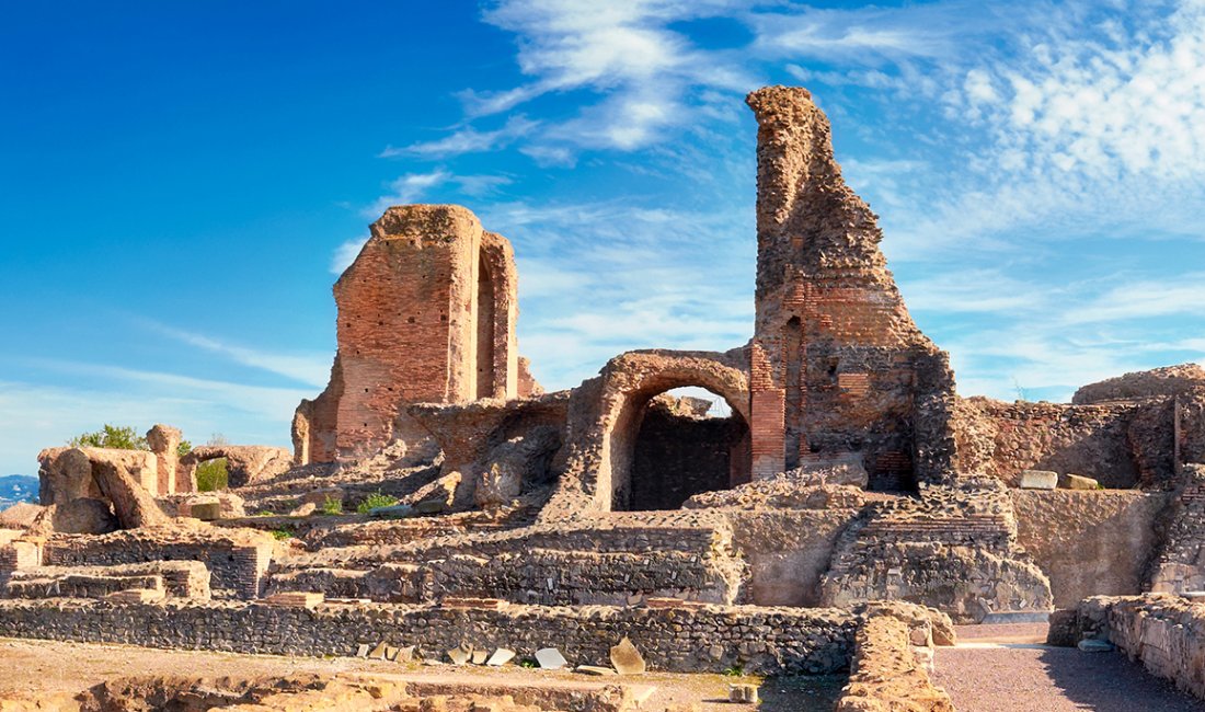 Le rovine della Villa dei Quintili