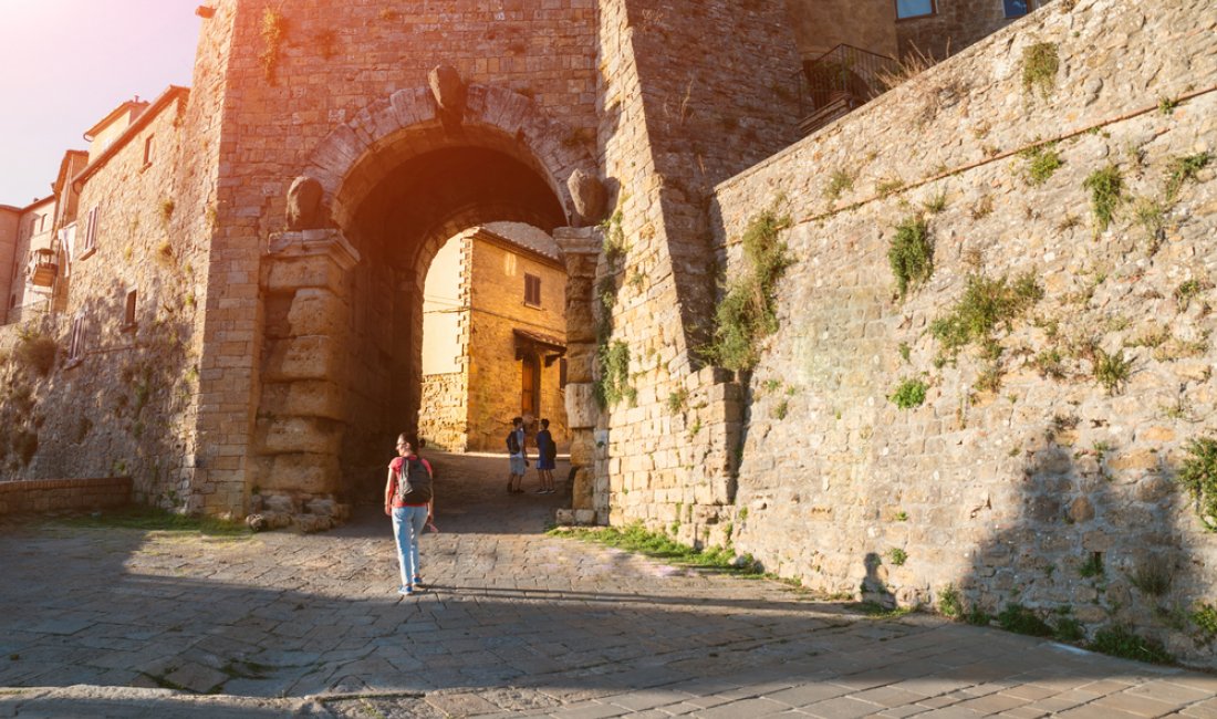 Volterra, la Porta all'Arco, di origine etrusca