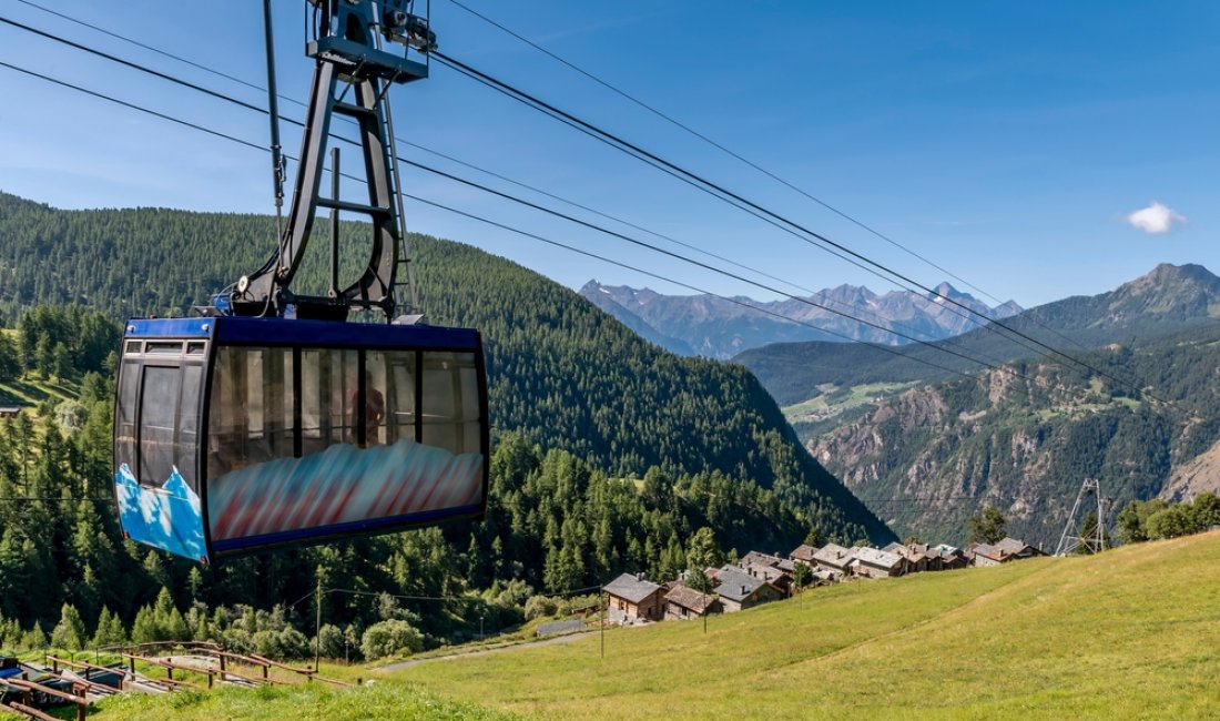 La funivia Buisson-Camois. Credits Marco Taliani de Marchio
