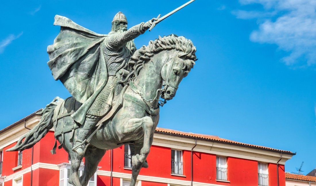 Burgos, la statua del Cid Campeador
