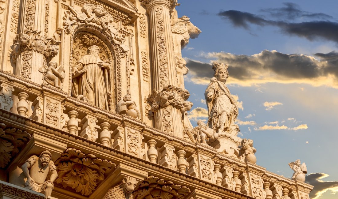 Lecce, dettaglio di Santa Croce. Credits Massimo Parisi / Shutterstock