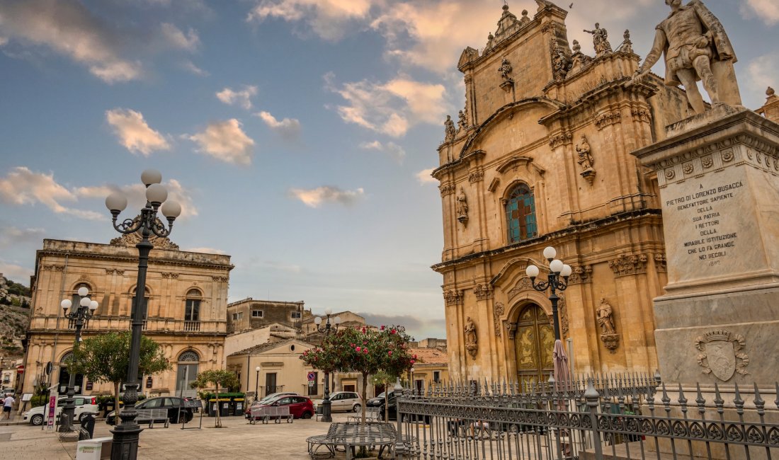 Piazza Busacca a Scicli. Credits Luca Panarese / Shutterstock