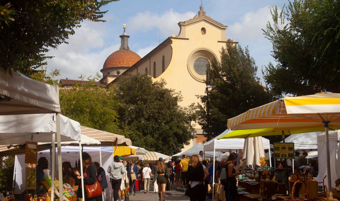Firenze, Piazza Santo Spirito. Credits Stefano Cellai / Shutterstock