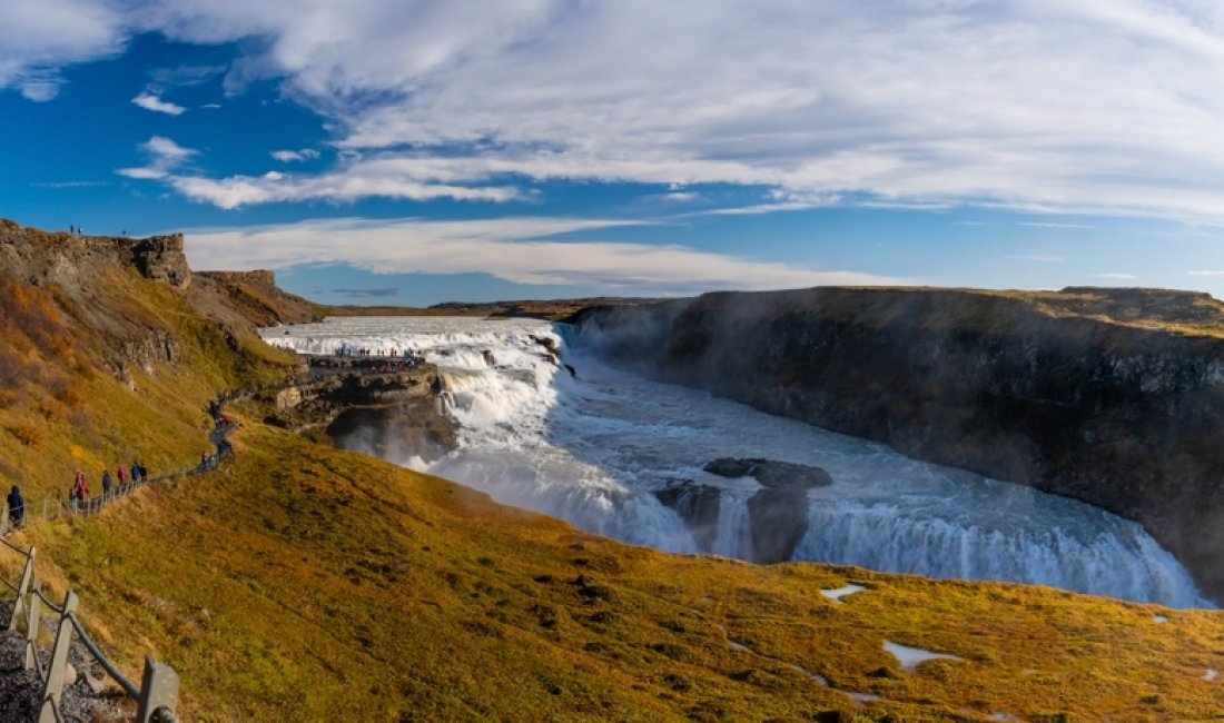 Gullfoss, la "cascata d'oro". Credits Kochneva Tetyana / Shutterstock