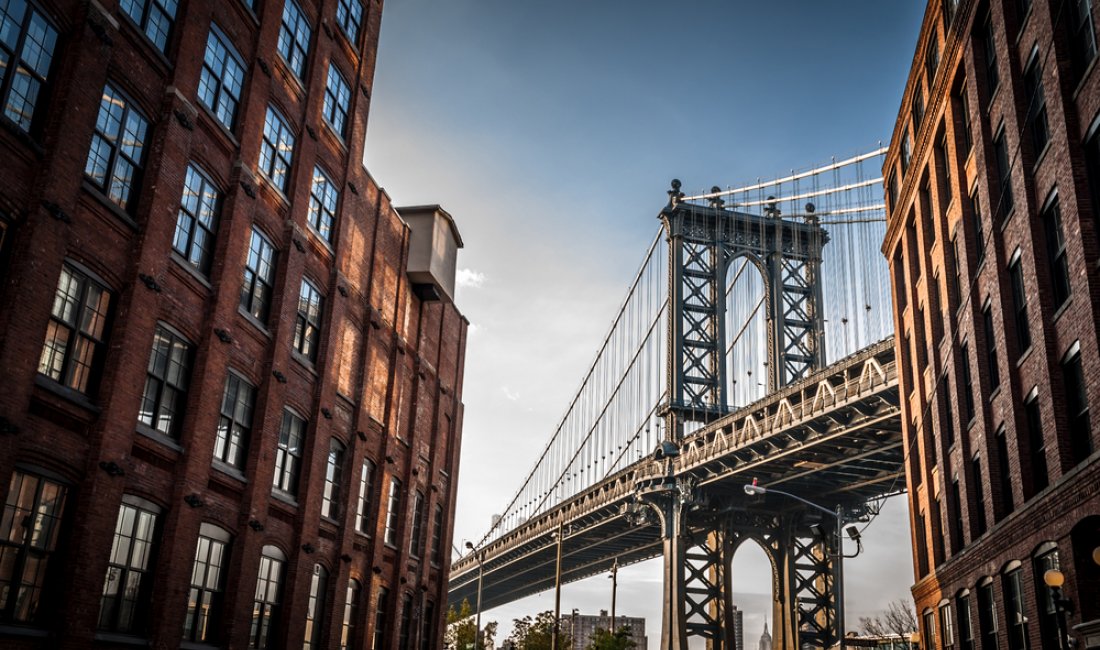 Ponte di Brooklyn, decisamente cinematografico